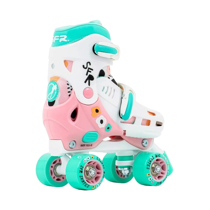 Storm V Adjustable Quad Skates - Flower