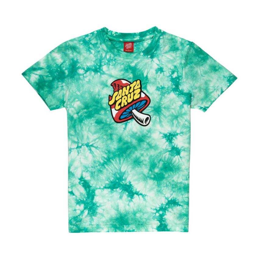 Kids Toadstool Dot T-Shirt - Jade Tie Dye