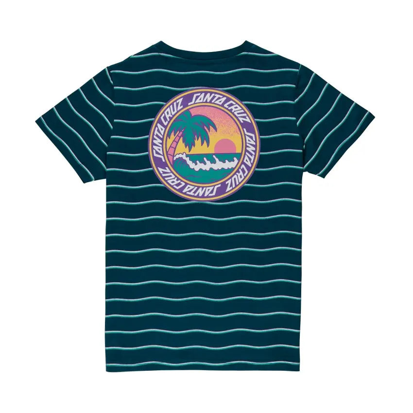 Youth Paradise Break T-Shirt - Tidal Wave Stripe