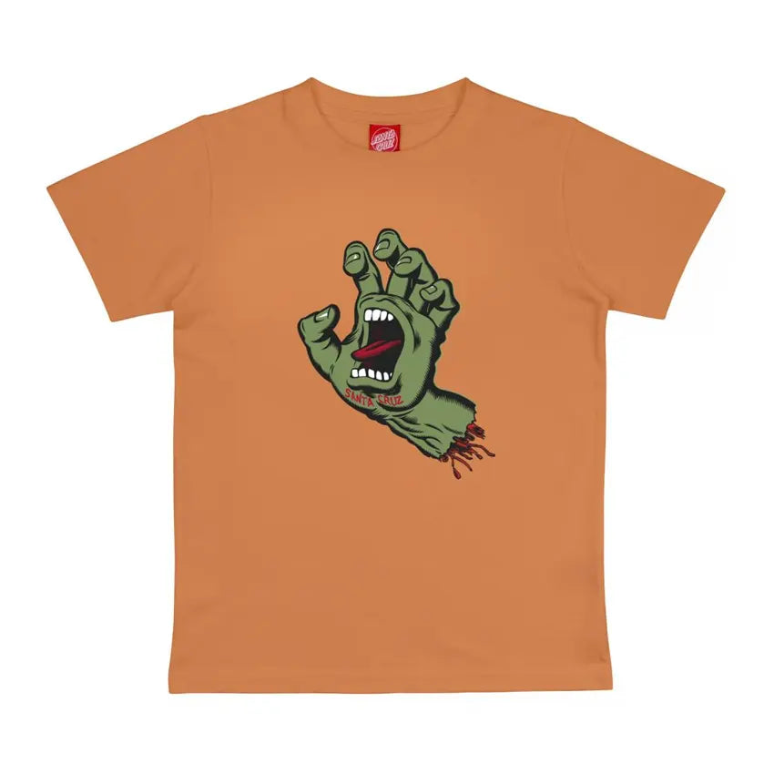 Youth Screaming Hand T-Shirt - Apricot