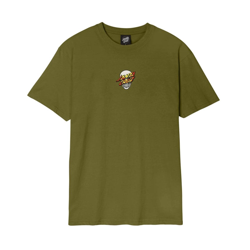 Dressen Skull Dot Front T-shirt - Sea Kelp