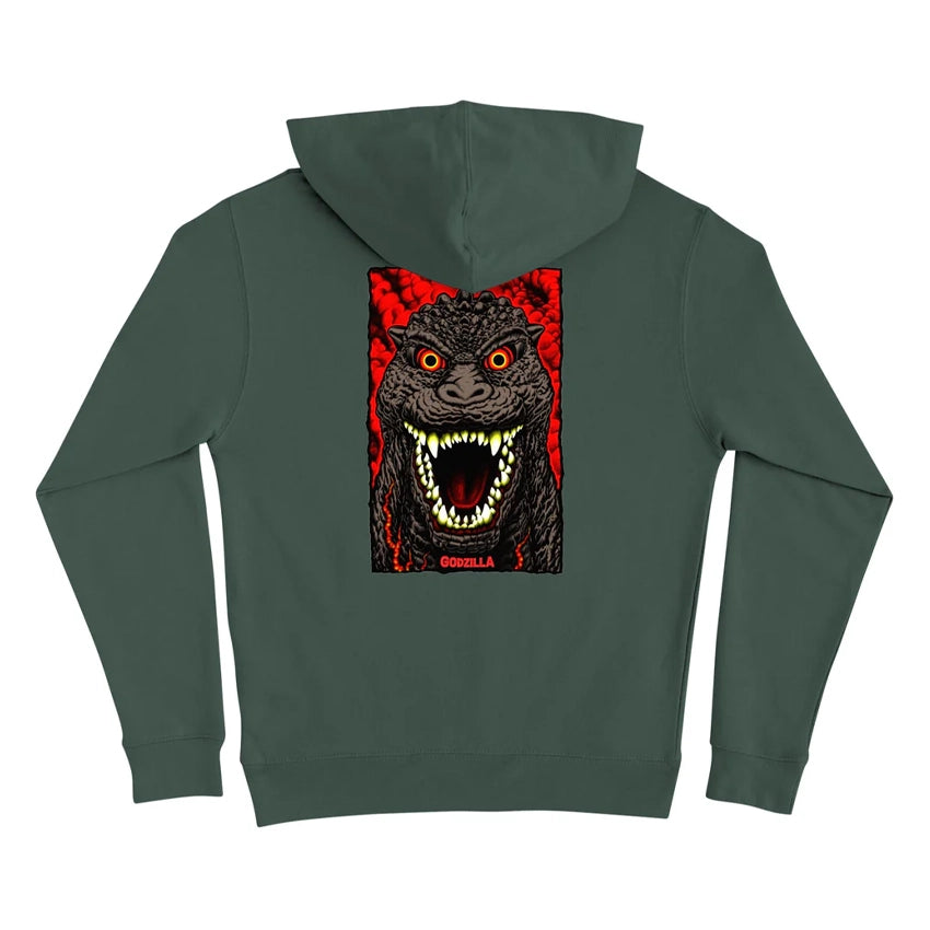 Godzilla Godzilla Destroyer Kids Hoodie - Green