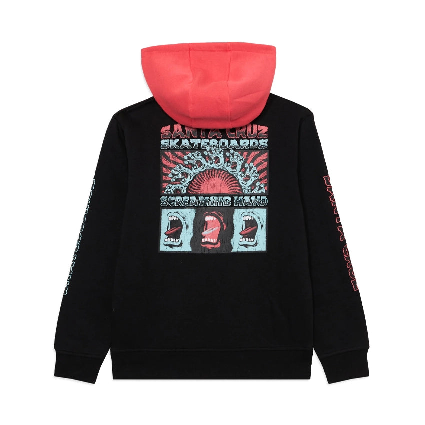 Youth VTG Screaming Connect Hood - Black