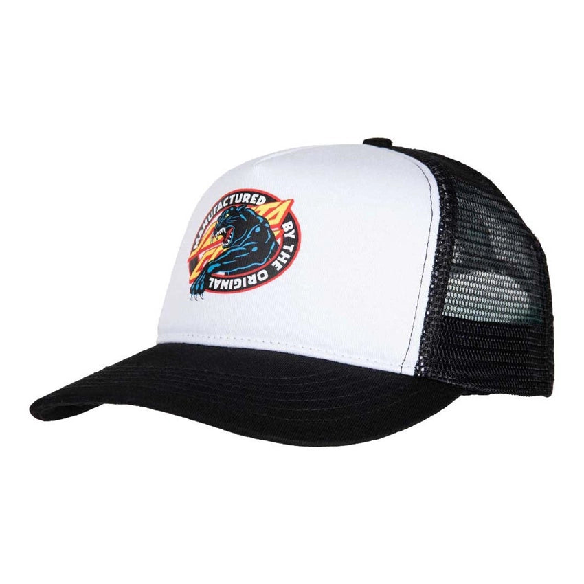 Natas Sketch Panther Meshback Cap - Black/White