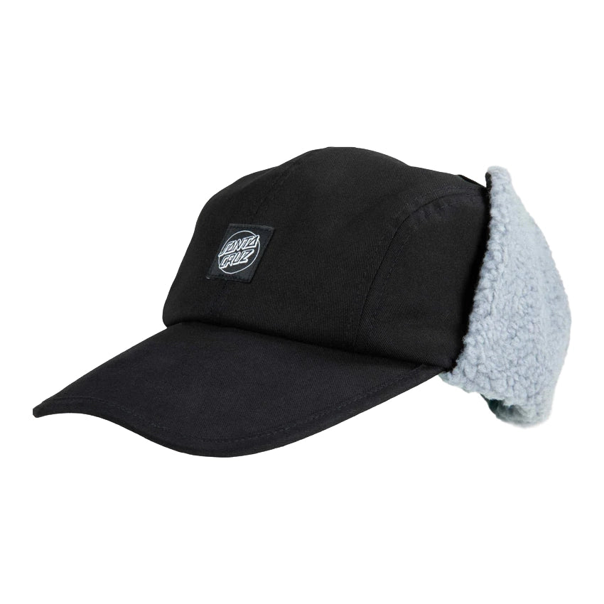 Opus Dot Label Trapper Hat - Black