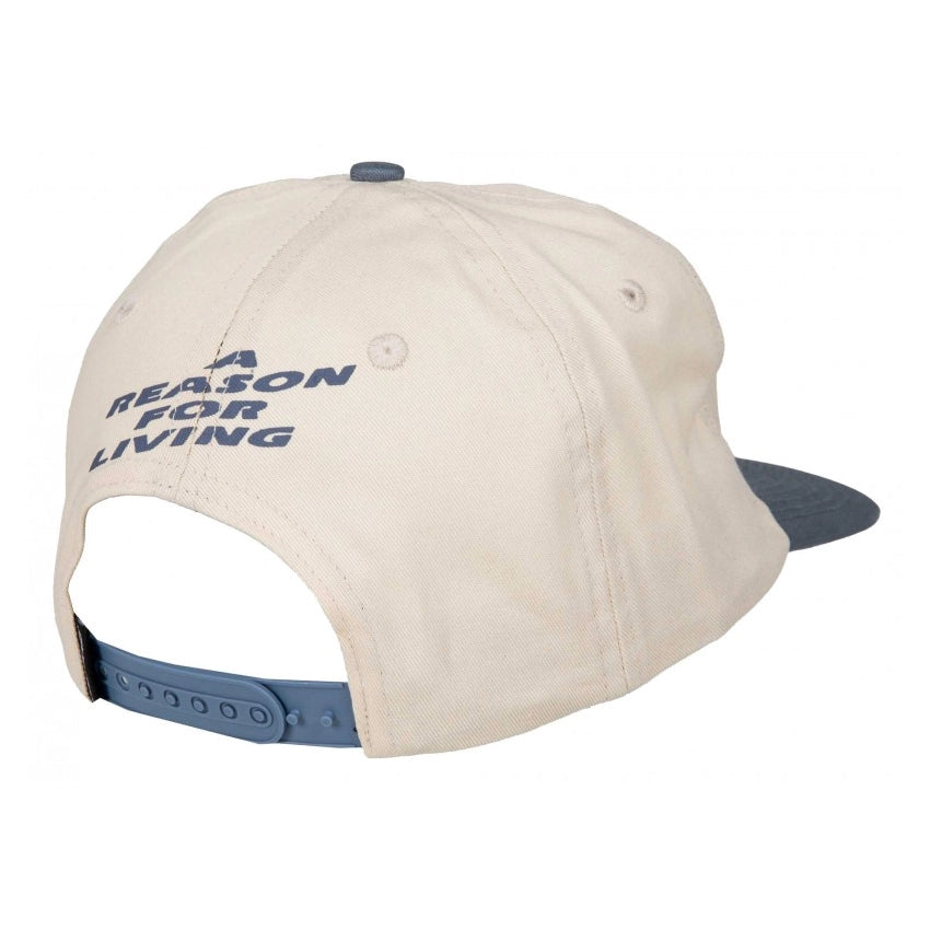 Reason For Living Snapback - Ecru/Heritage Blue
