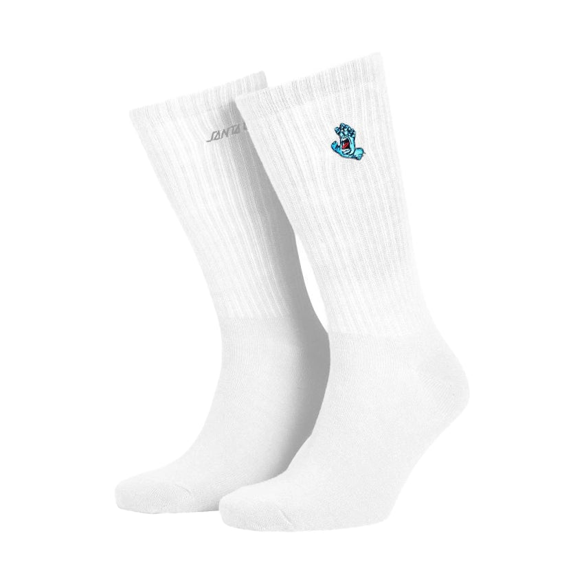 Screaming Mini Hand Sokken - White