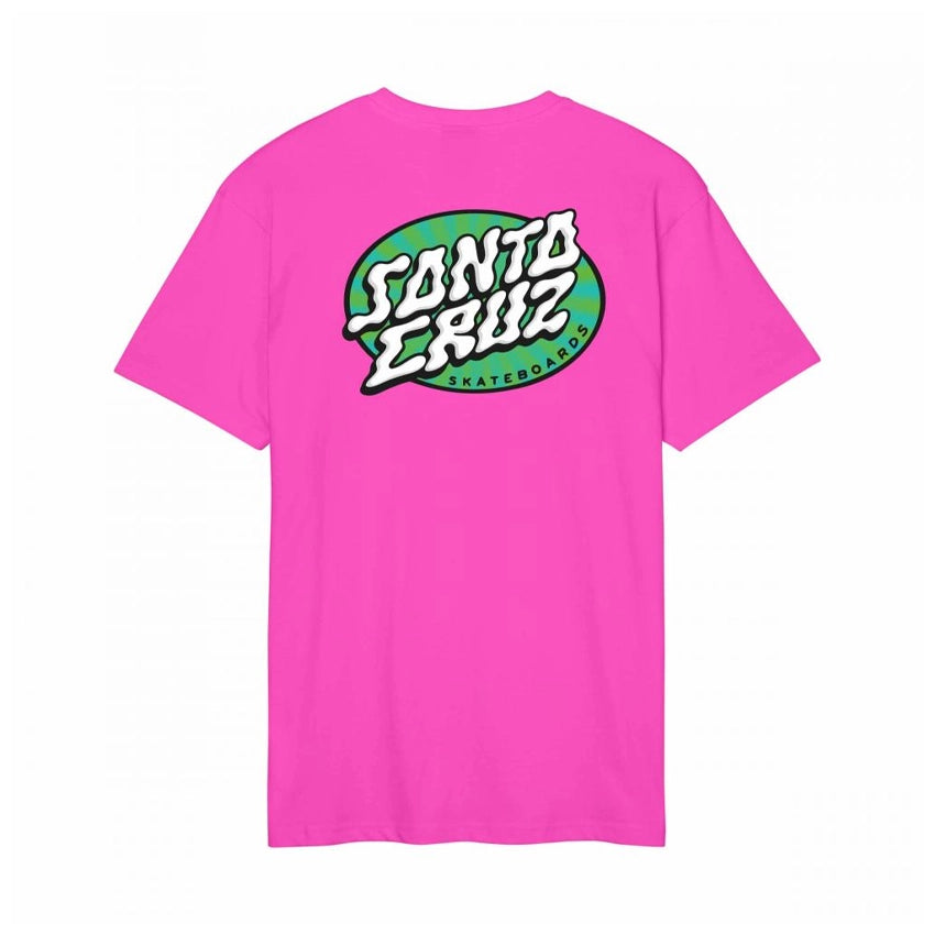 Vertigo Dot T-Shirt - Electric Pink