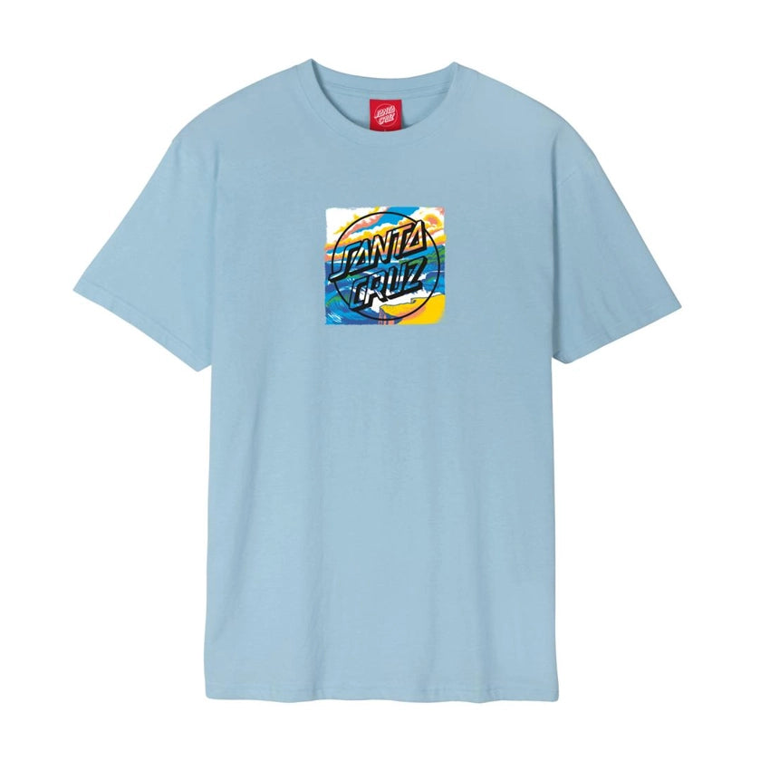 Water View Front T-shirt - Sky Blue