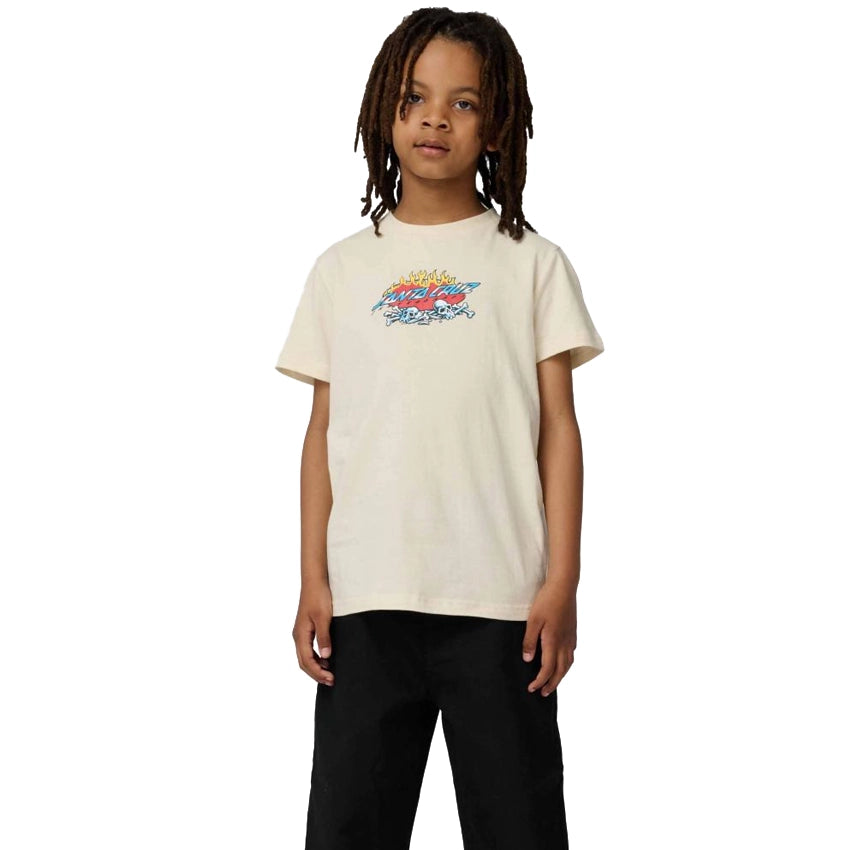 Youth Salba Voodoo Pit Front T-Shirt - Chalk