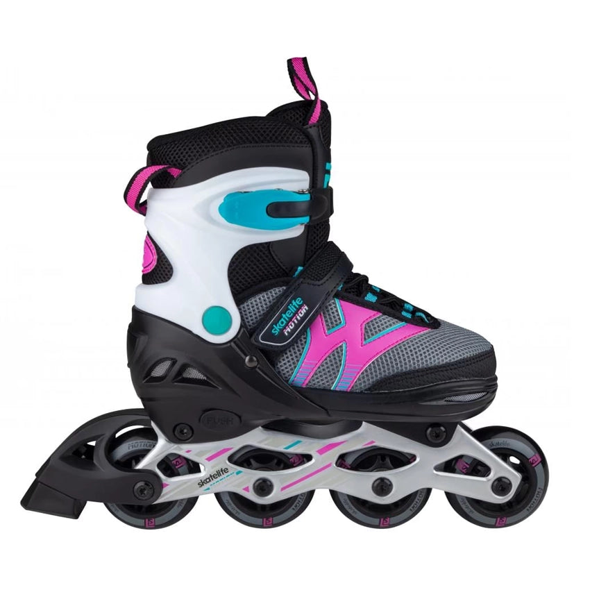 Motion Junior Adjustable Inline Skates - Black/Pink