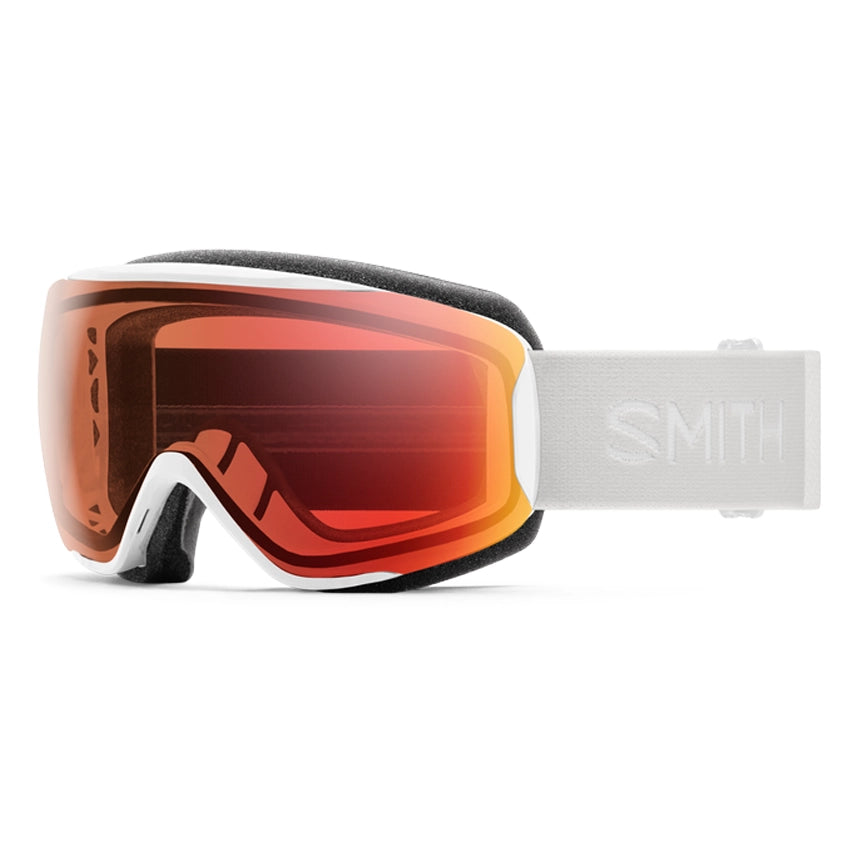 Moment Goggles - White Vapor + ChromaPop™ Pro Photochromic Red Mirror Lens