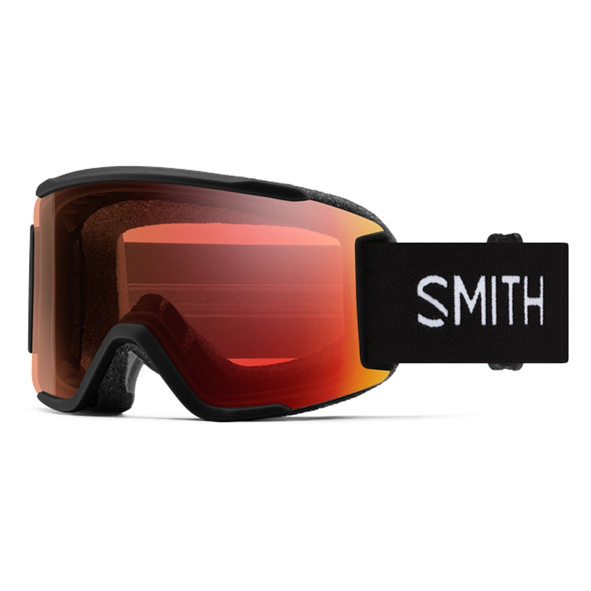 Squad S - Black + ChromaPop™ Pro Photochromic Red Mirror Lens