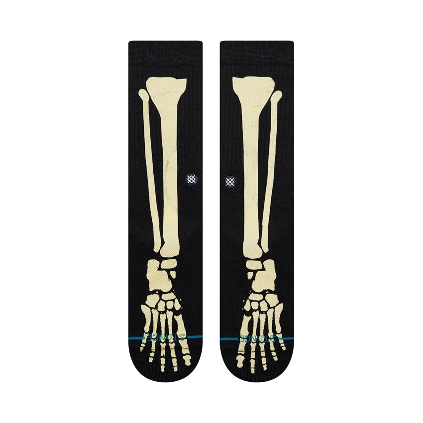 Bones 3 Crew Sokken - Black