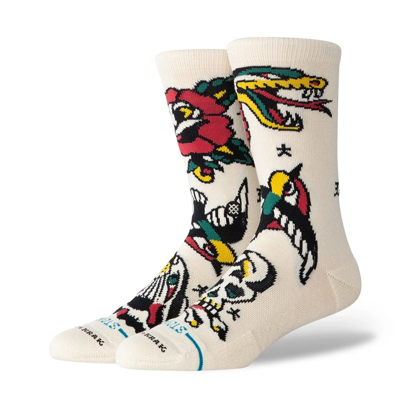 Flash Crew Sokken - Canvas