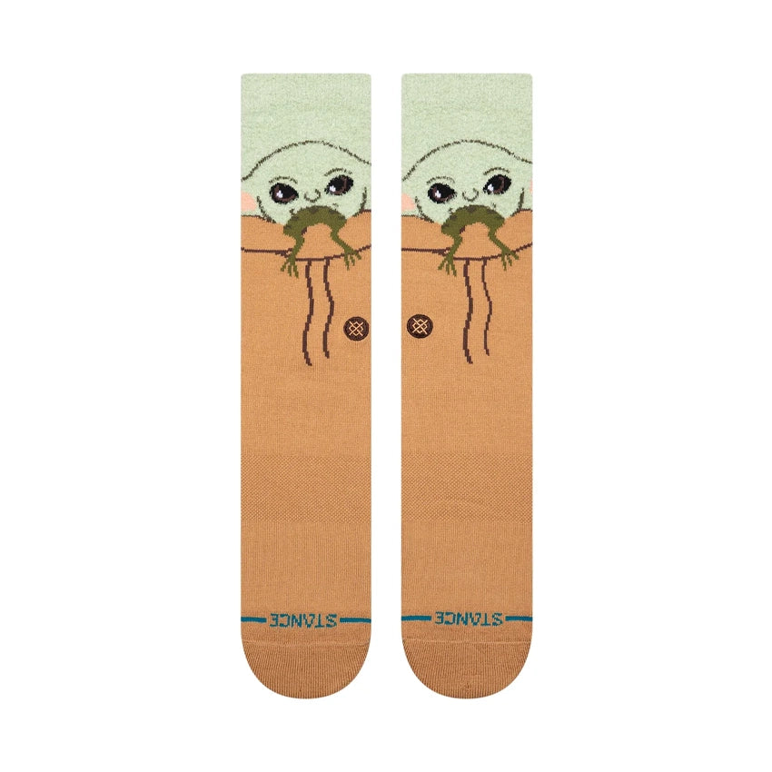 Grogu Hungry Crew Sokken - Green