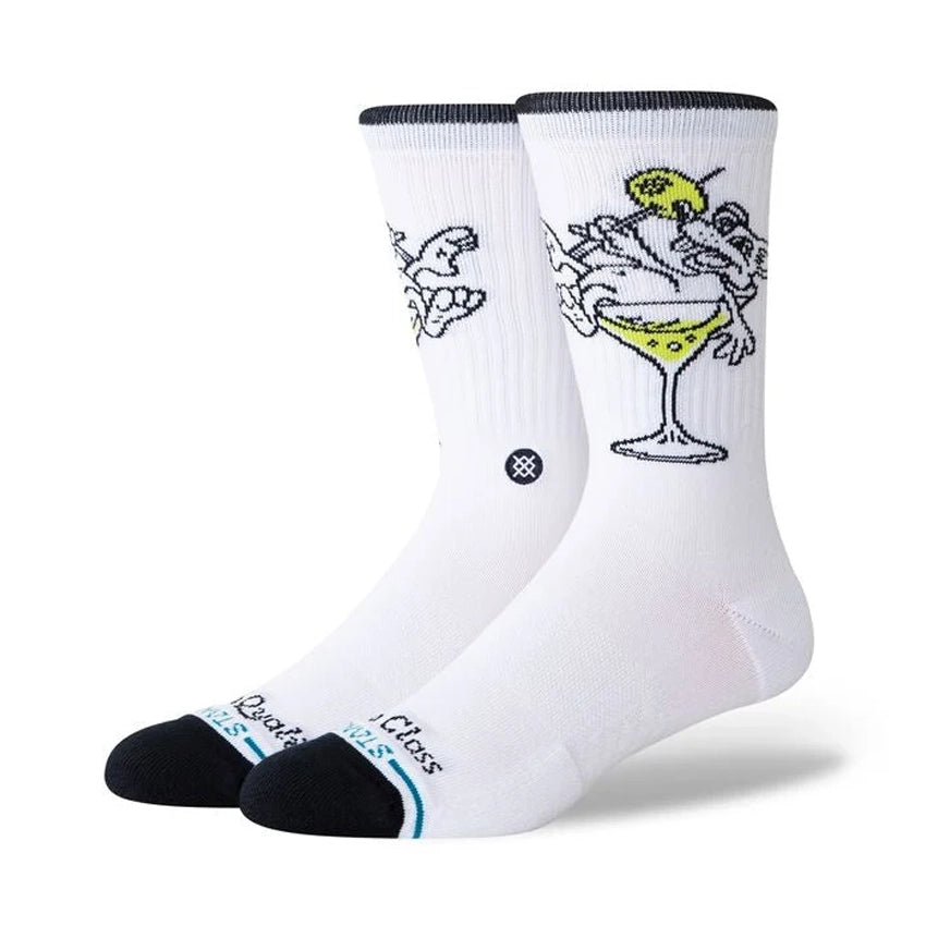 High Quality Low Class Crew Sokken - White