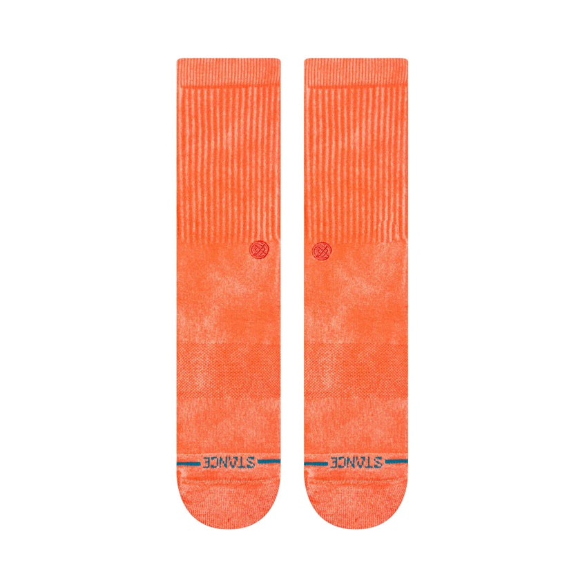 Icon Dyed Crew Sokken - Coral
