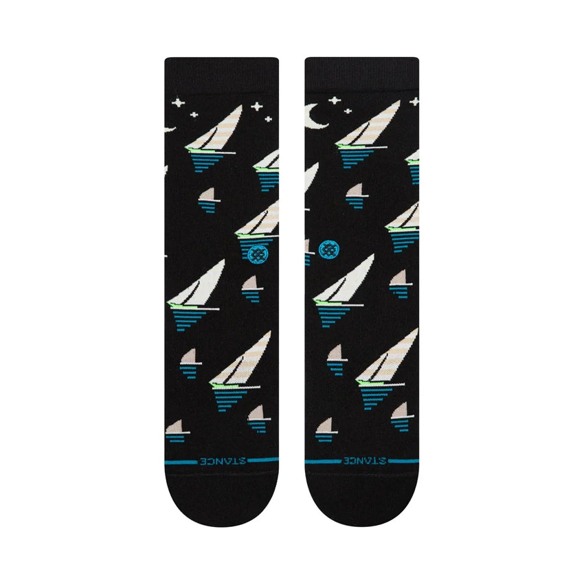 Midnight Run Crew Sokken - Black