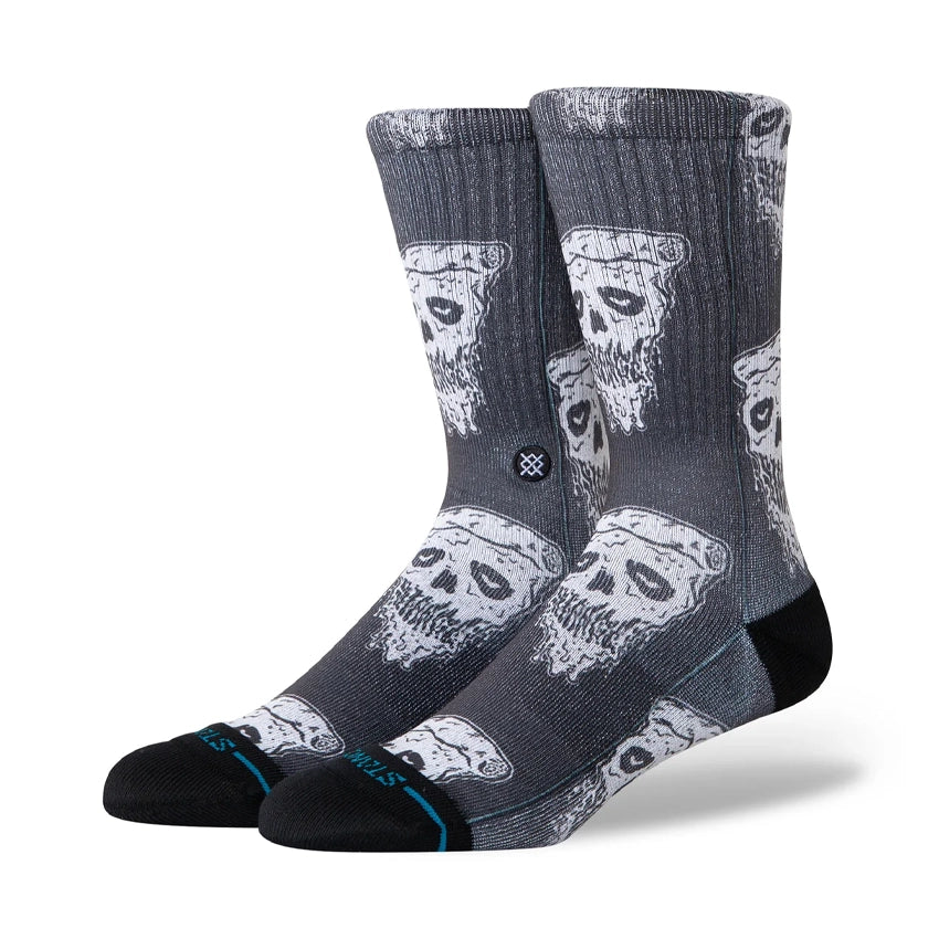 Pizza Face Crew Sokken - White/Black