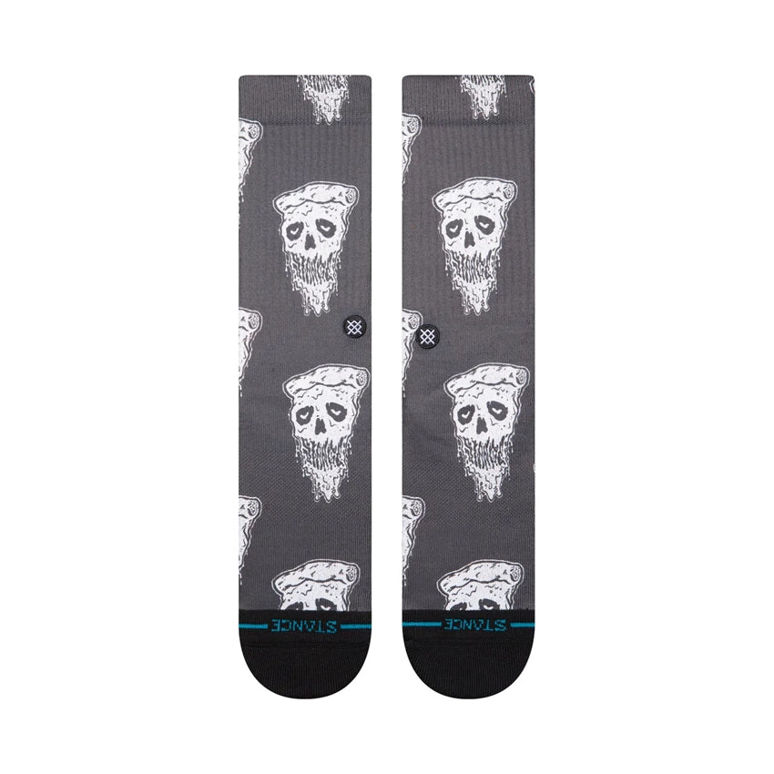 Pizza Face Crew Sokken - White/Black