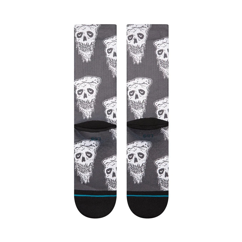 Pizza Face Crew Sokken - White/Black