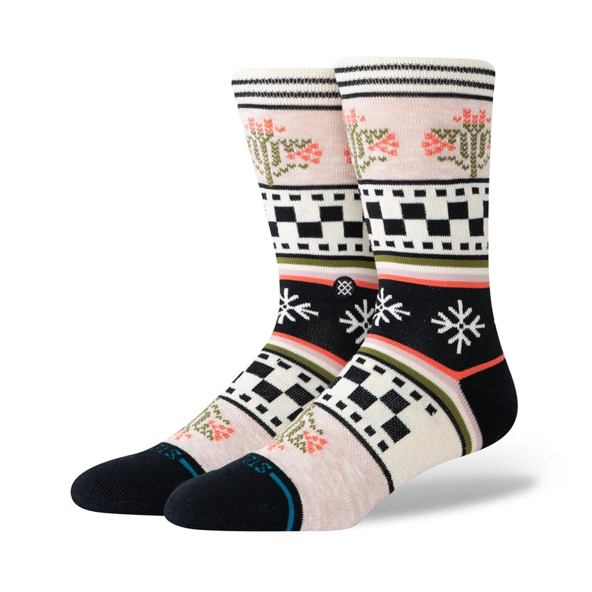 Winter Bloom Crew Sokken - Lilac