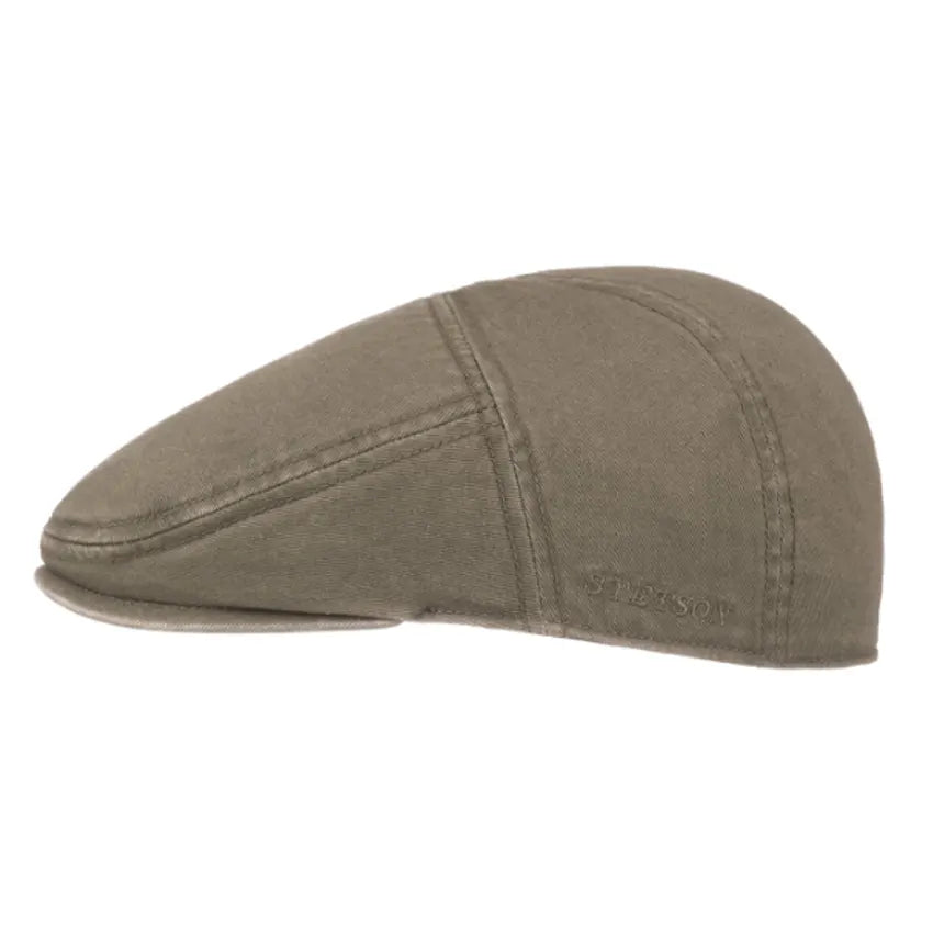 Paradise Cotton Flatcap - Olive