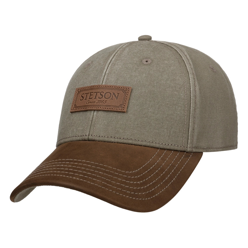 Rustic Basebal Cap with UV Protection - Brown/Khaki