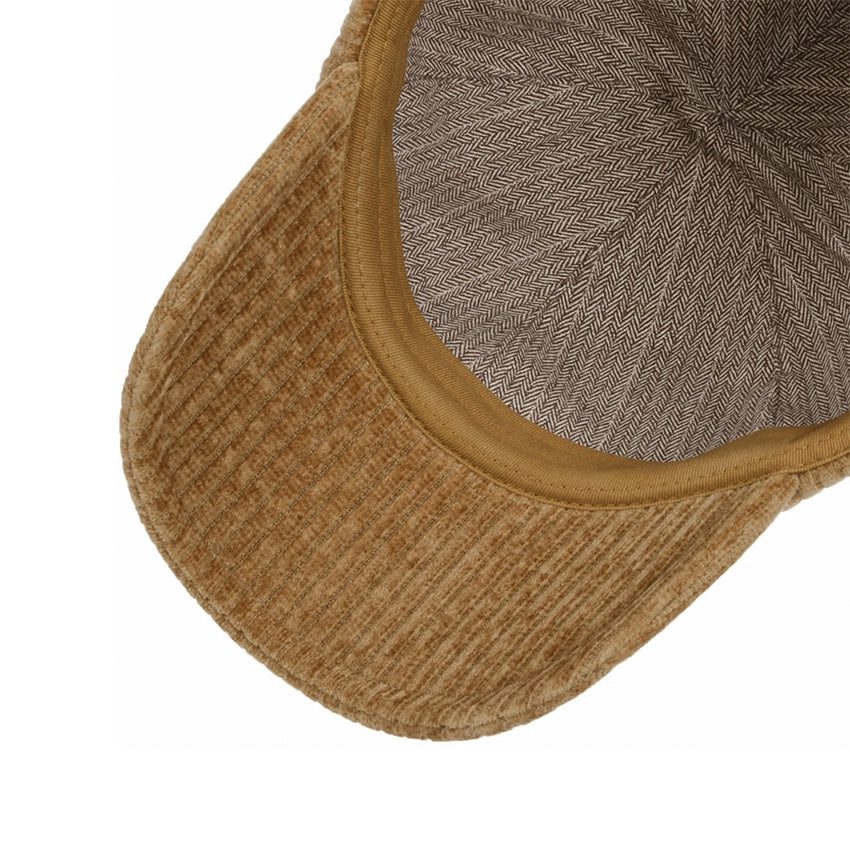 Corduroy Jersey Baseball Cap - Beige