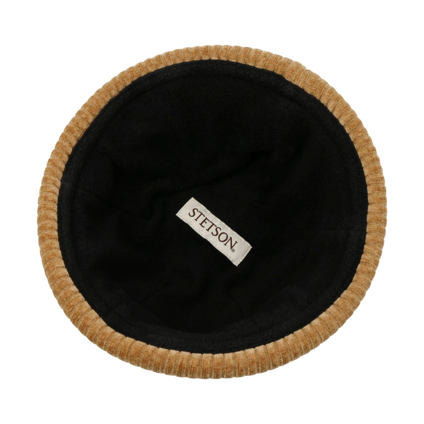 Corduroy Jersey Docker Hat - Beige