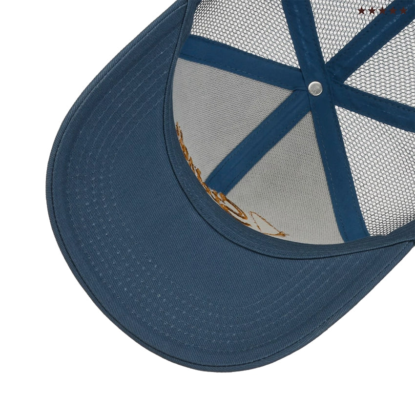 Fishing Rod Baseball Cap - Dark Blue