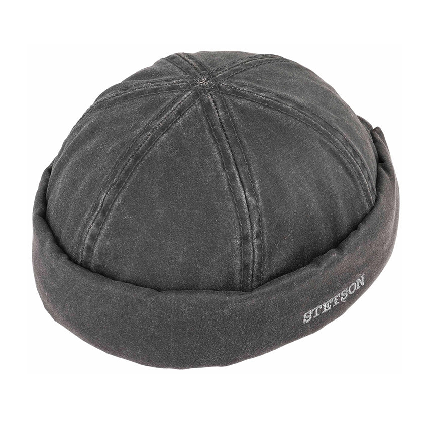 Old Cotton Docker Hat - Black