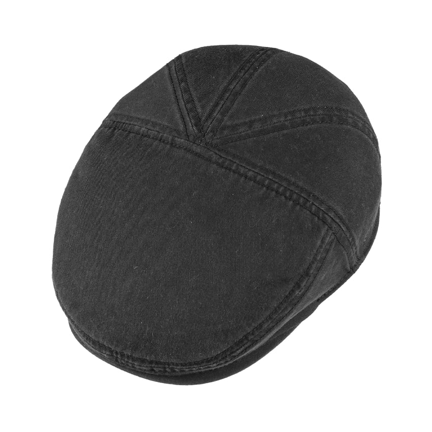 Paradise Cotton Flatcap - Black