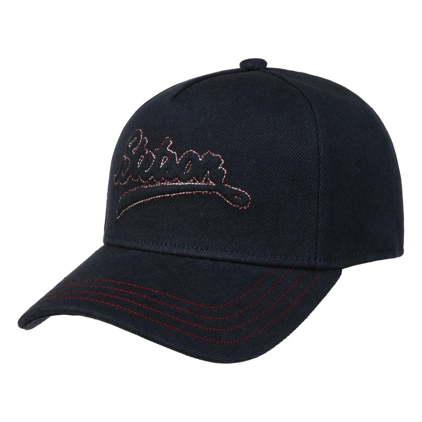 Selvage Denim Garage Theme Trucker Cap - Midnight Blue