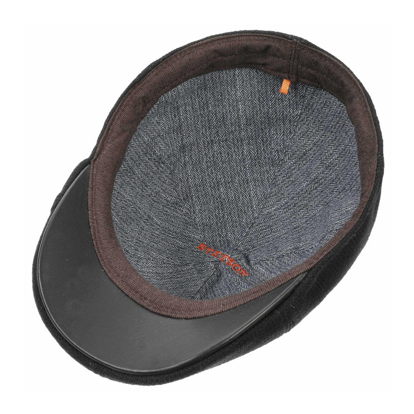 Texas Cotton Knit Flatcap - Black