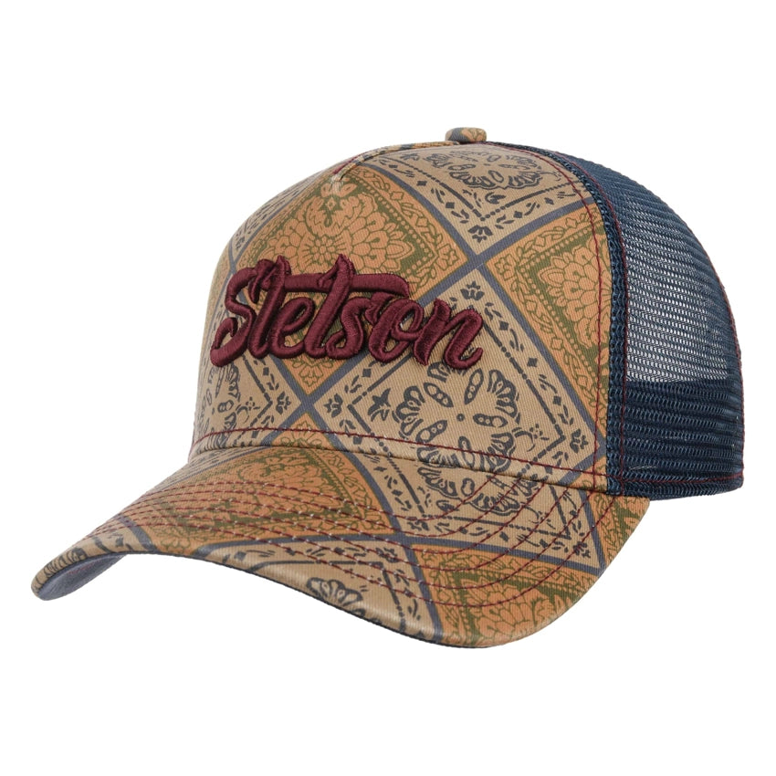 Vintage Print Trucker Cap