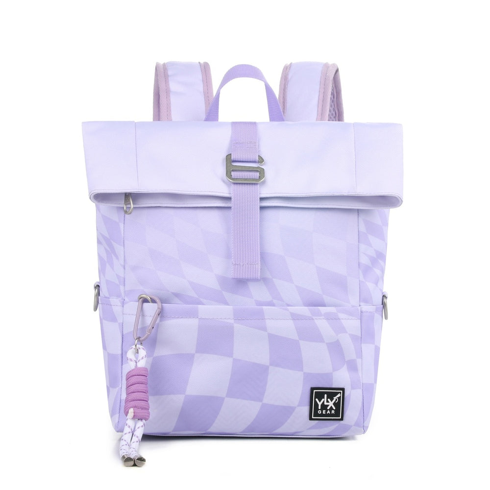 Original Backpack - Lilac Wavy Checkered