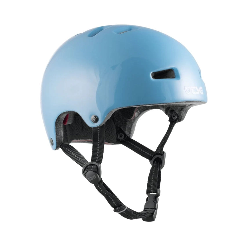 Nipper Mini Solid Color Kids Helm - Gloss Baby Blue