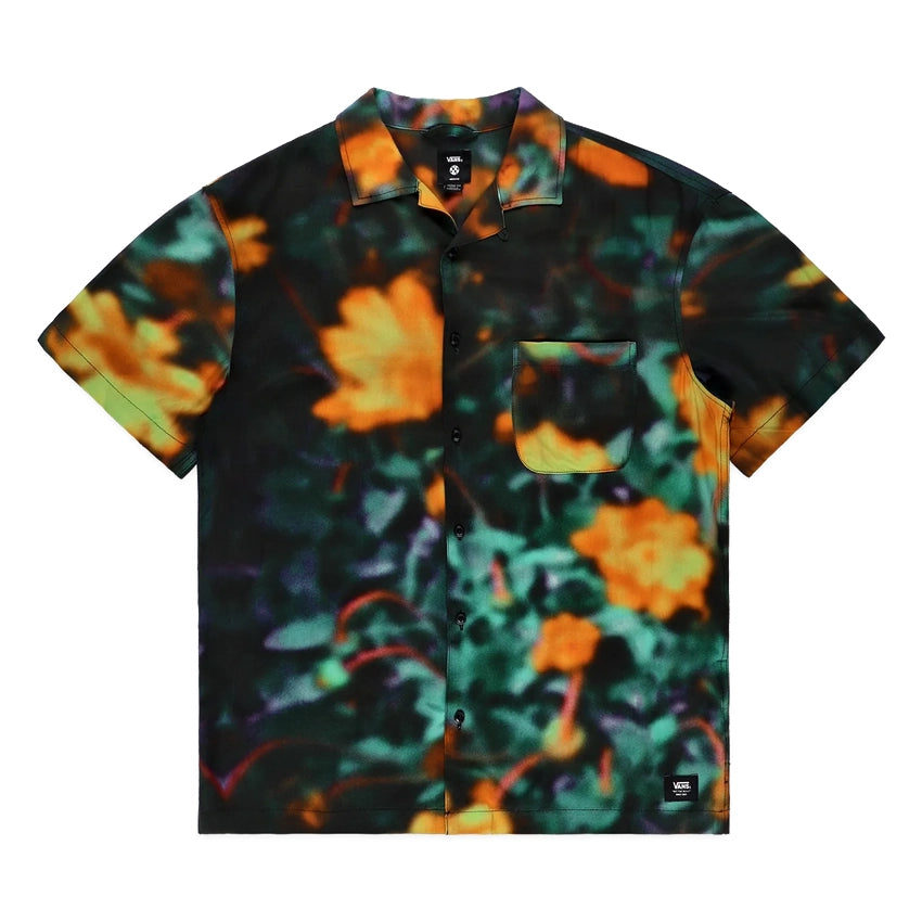 Tranquil SS Woven Overhemd - Black/Multi