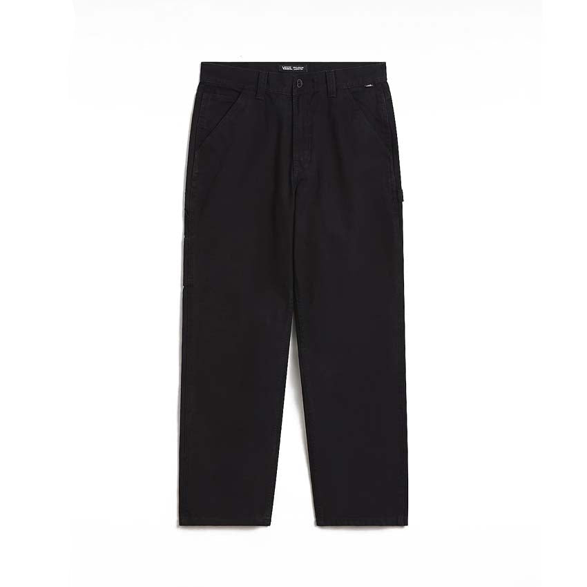 Drill Chore Carpenter Vintage Washed Pants - Black