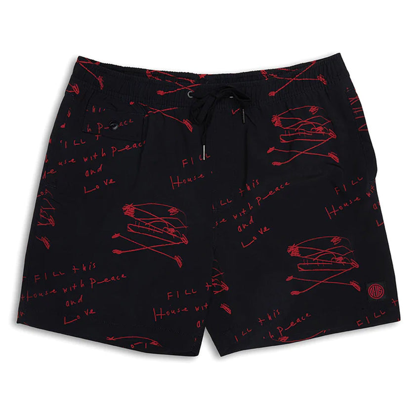 Old House Boardshort - Red