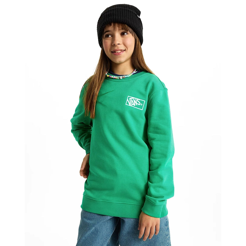 By Blocked Box Sweater - Vivid Verdant