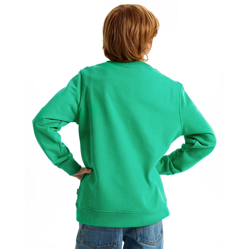 By Blocked Box Sweater - Vivid Verdant