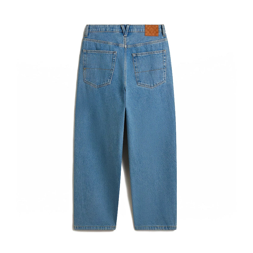 Check-5 Baggy Denim Pants - Stone Wash