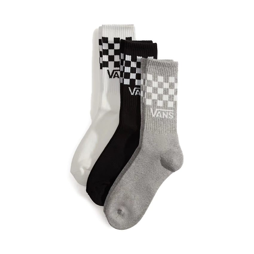 Classic Crew Sokken - Black Check (3-pack)