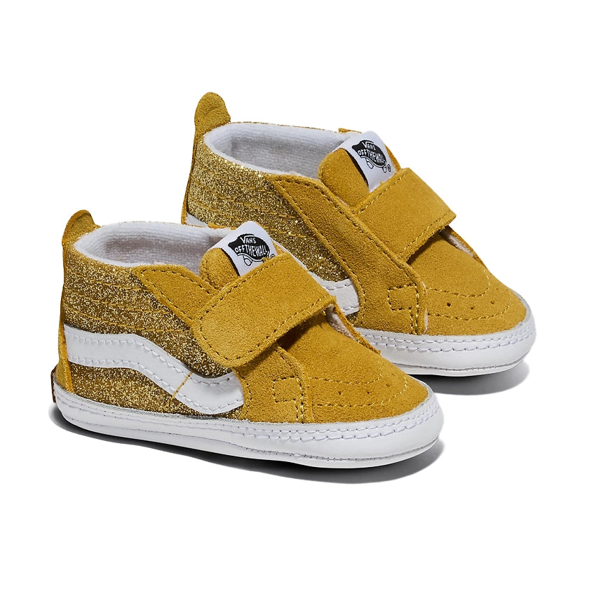 Crib Sk8-Hi Schoenen - Glitter Champagne Gold