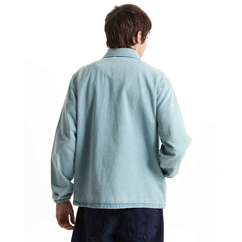 Denim Torrey Coaches Jacket - Light Stonewash