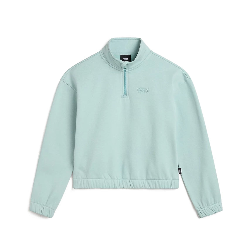 Half Zip Mock Pullover - Gray Mist