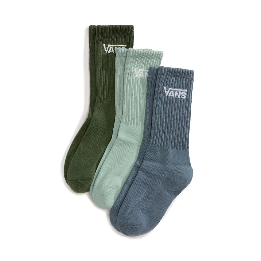 Kids Classic Crew Sokken (3-pack) - Gray/Olive